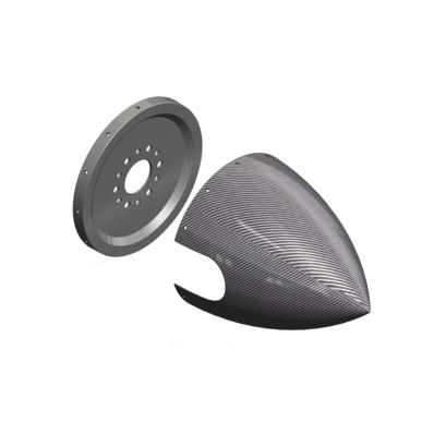 Ø250mm-L300 DUC three-blade carbon cone