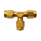 Brass Tee connection 6.35mm