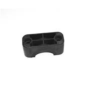 Black plastic collar diam 30mm