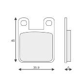 Disc brake pads (x 2)